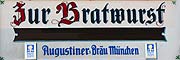 Zur Bratwurst"auf dem Oktoberfest
